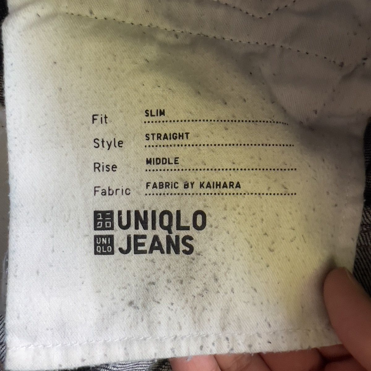 Kaihara Denim × Uniqlo uniqlo raw selvedge slim straight kaihara denim Size US 30 / EU 46 - 7 Thumbnail