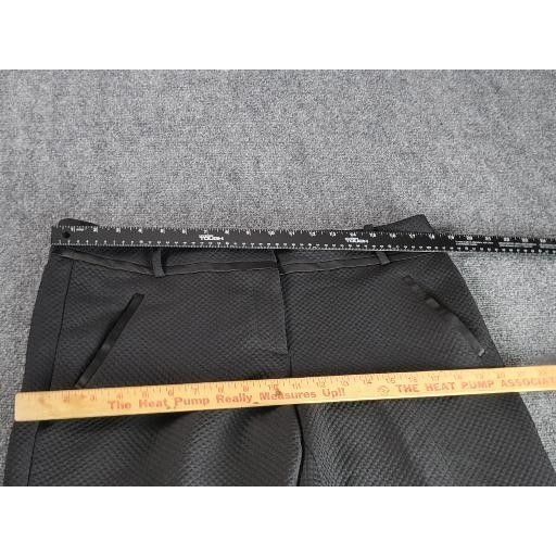 Ann Taylor Ann Taylor Loft Marisa Cropped Pants Women Sz 12 Black Pleat Size 34" / US 12 / IT 48 - 7 Thumbnail
