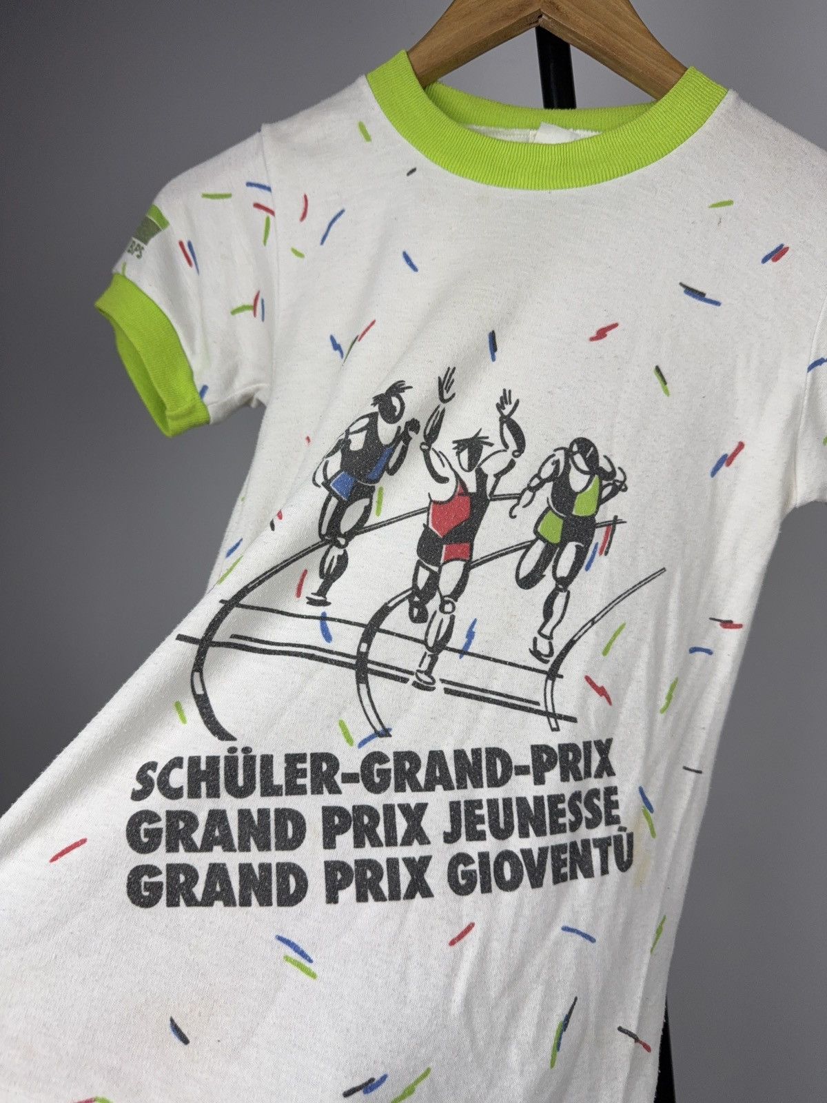 Adidas 1980s Adidas Trefoil Grand Prix Cycling Women’s T-Shirt Size XS / US 0-2 / IT 36-38 - 11 Thumbnail