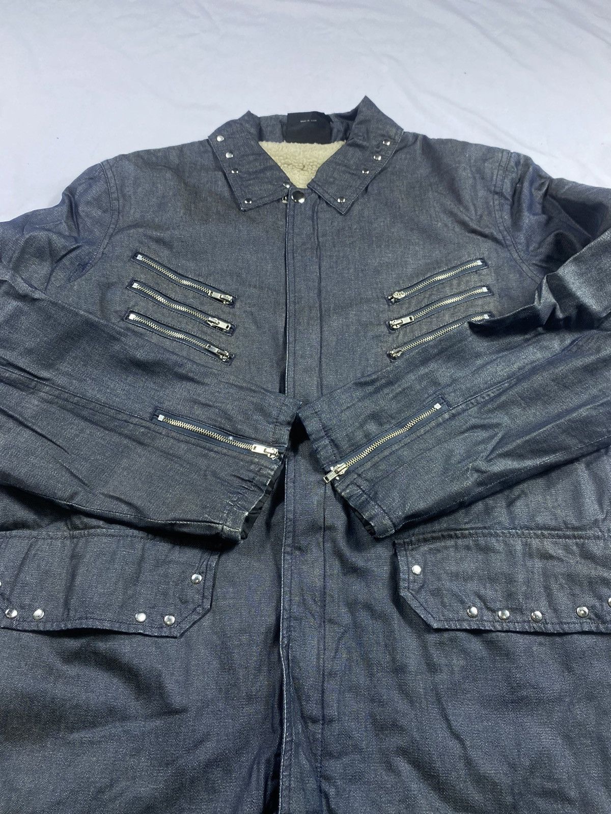 Japanese Brand Japanese Bad Boy fur jacket ifsix lgb style Size US L / EU 52-54 / 3 - 5 Thumbnail
