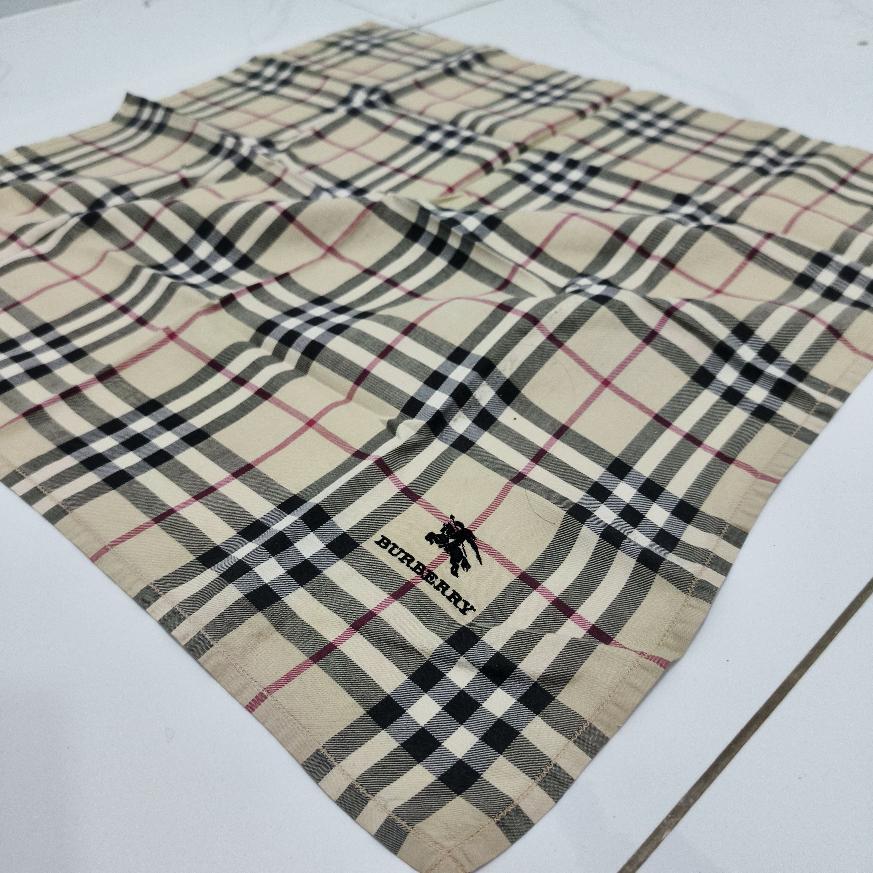 Burberry Luxury Designer Handkerchief Lot Burberry Bundle 5 Pieces Size ONE SIZE - 6 Thumbnail