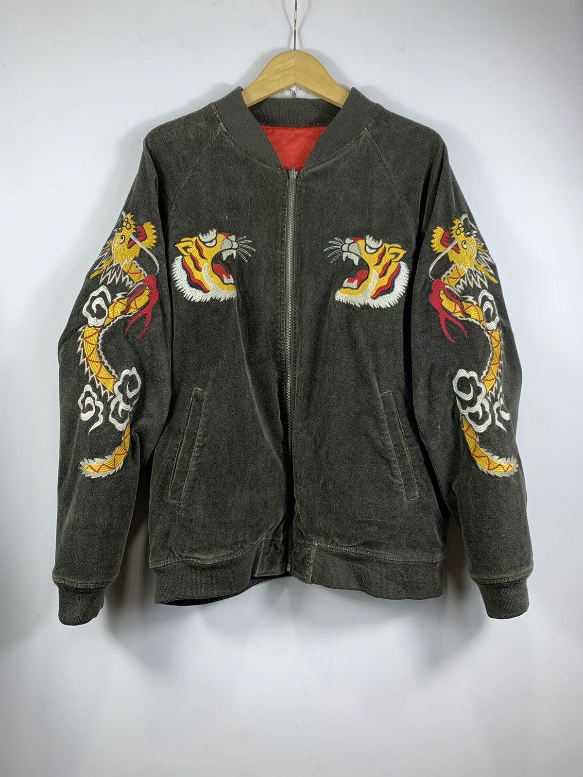 Avirex Rare Avirex Velvet Souvenir Jacket Reversible Size US XL / EU 56 / 4 - 2 Thumbnail