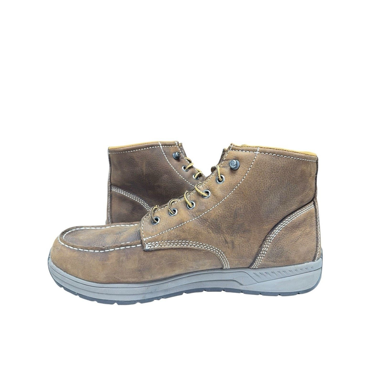 Carhartt Carhartt CMX4023 Moc Toe Work Boots Brown Leather 12M Size US 12 / EU 45 - 5 Thumbnail