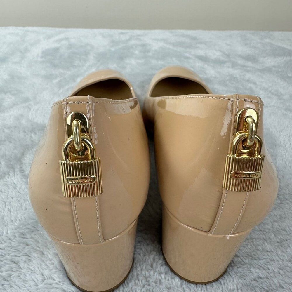 Michael Kors Michael Kors Beige Leather Round Tip Shoes Women's Size 8.5 Size US 8.5 / IT 38.5 - 5 Thumbnail