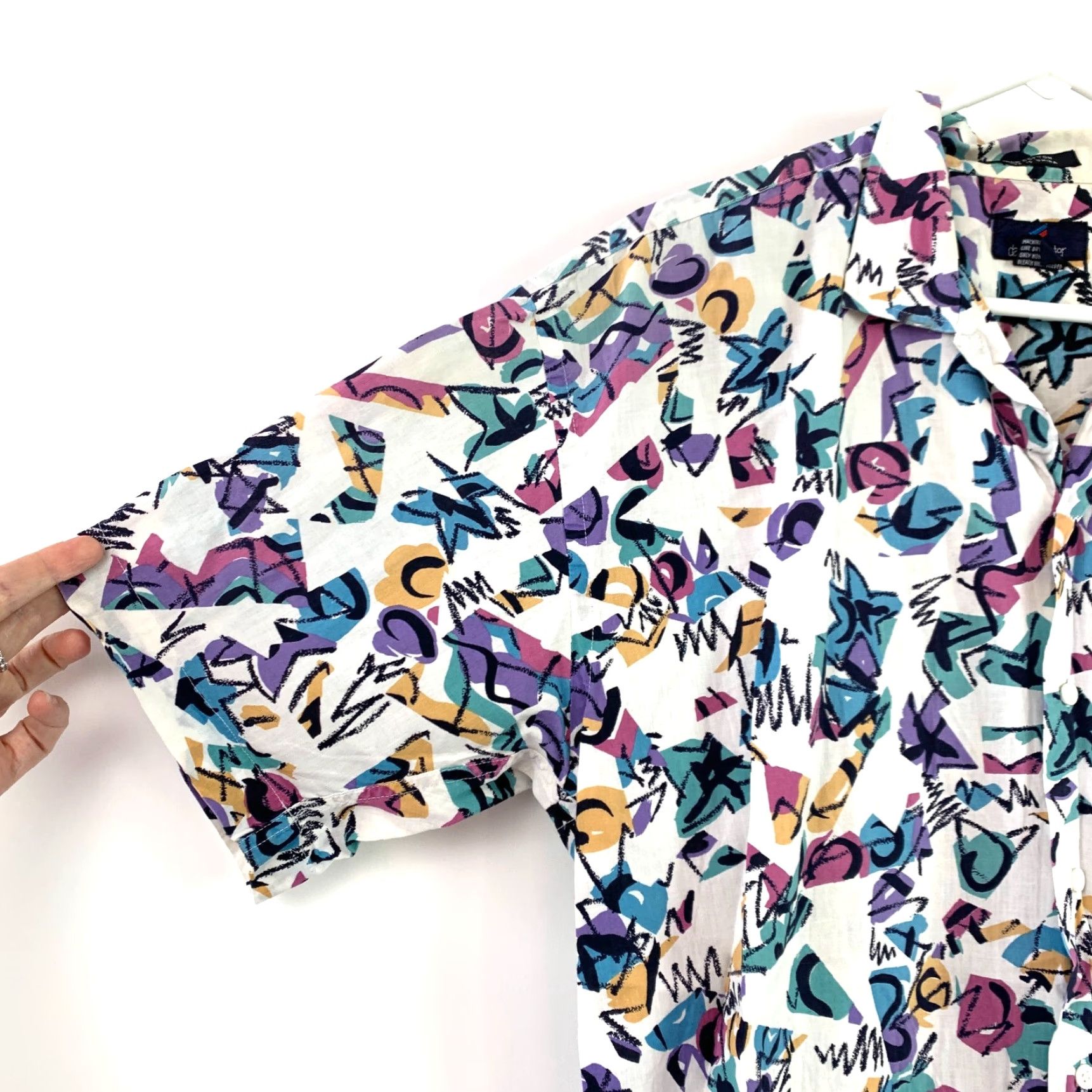 Prince VINTAGE Daniel Hechter AOP Rad Fresh Prince Camp Shirt Medium Cord Size US M / EU 48-50 / 2 - 2 Thumbnail