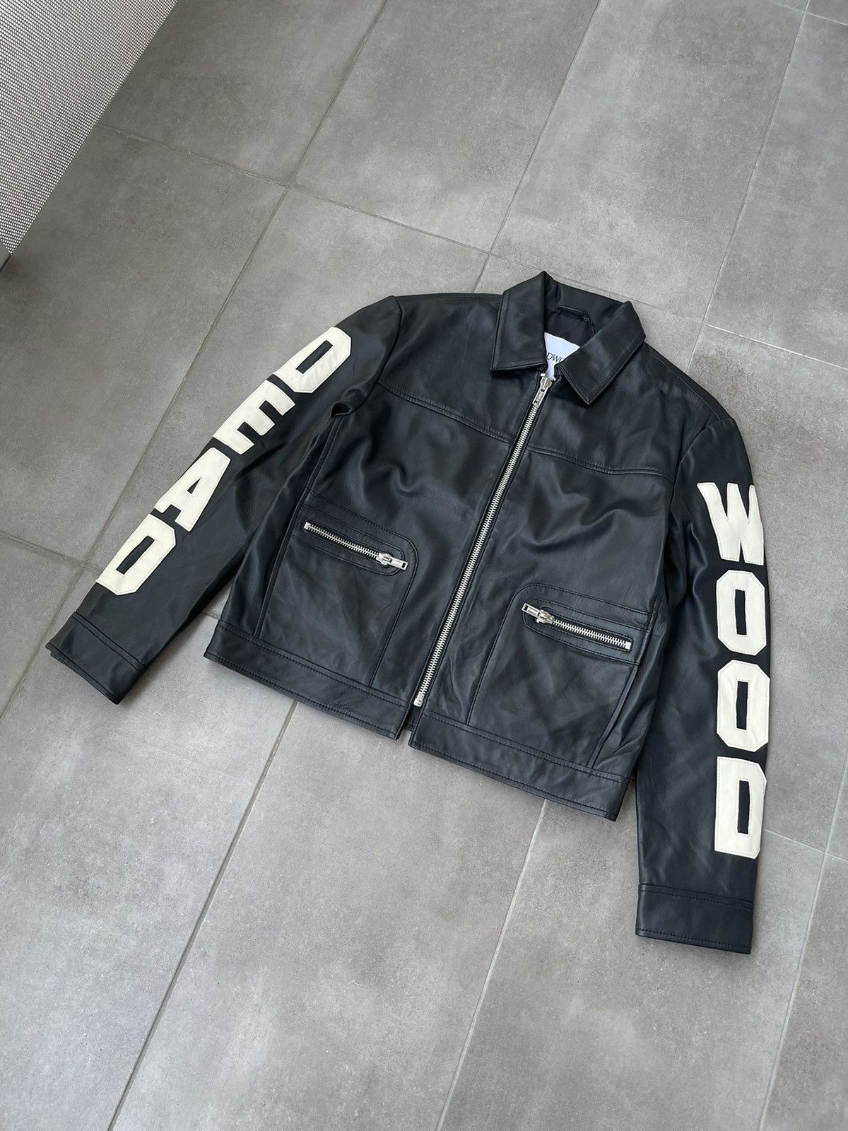 Deadwood !DS! AW23 Deadwood Gibbs Black Leather Jacket Size US M / EU 48-50 / 2 - 7 Thumbnail