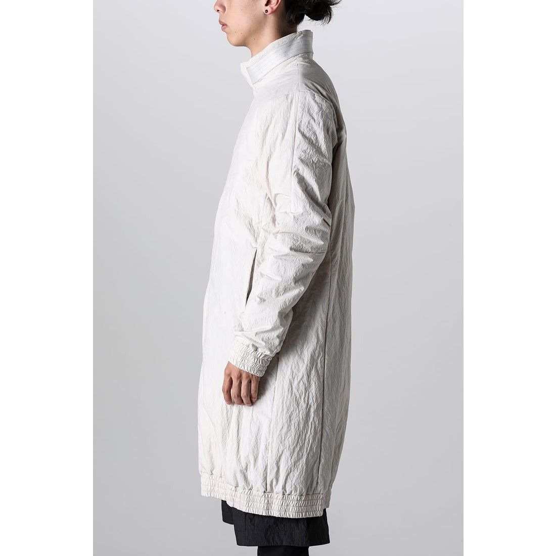 Devoa DEVOA Japanese Men’s Avant-Garde Long Coat White-Gray Size US L / EU 52-54 / 3 - 3 Thumbnail
