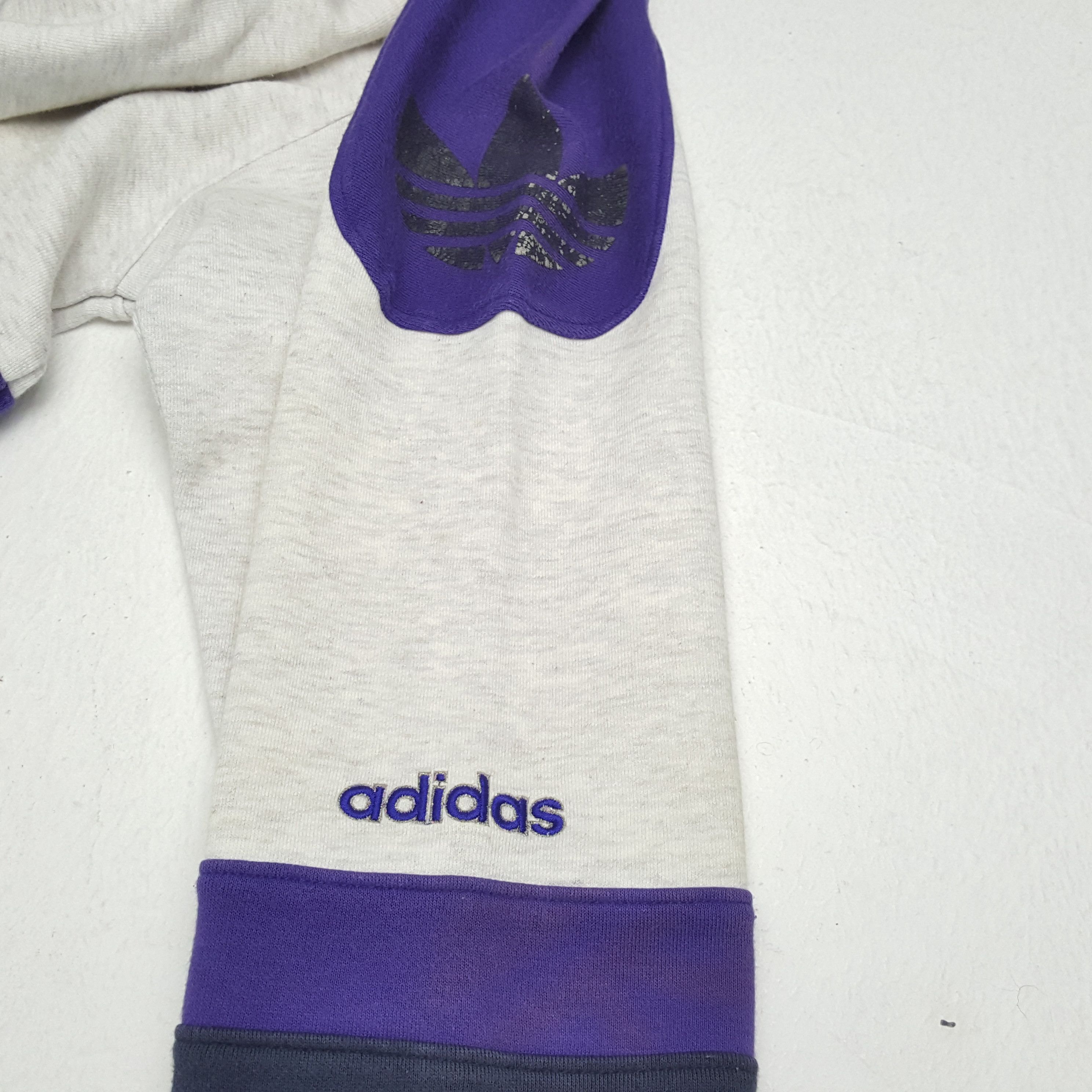 Adidas × Japanese Brand × Vintage Vintage ADIDAS Sportswear Big Logo Sweatshirts Size US L / EU 52-54 / 3 - 7 Thumbnail