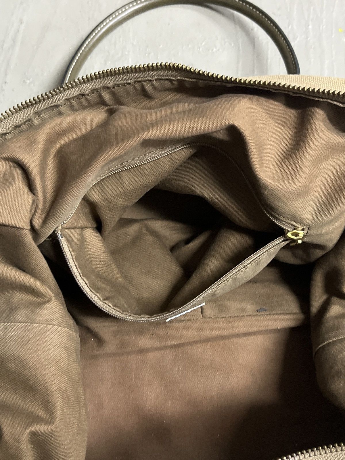 If Six Was Nine Vintage Comme Ca Duck Canvas Duffle Bowling Boston Bag Size ONE SIZE - 4 Thumbnail