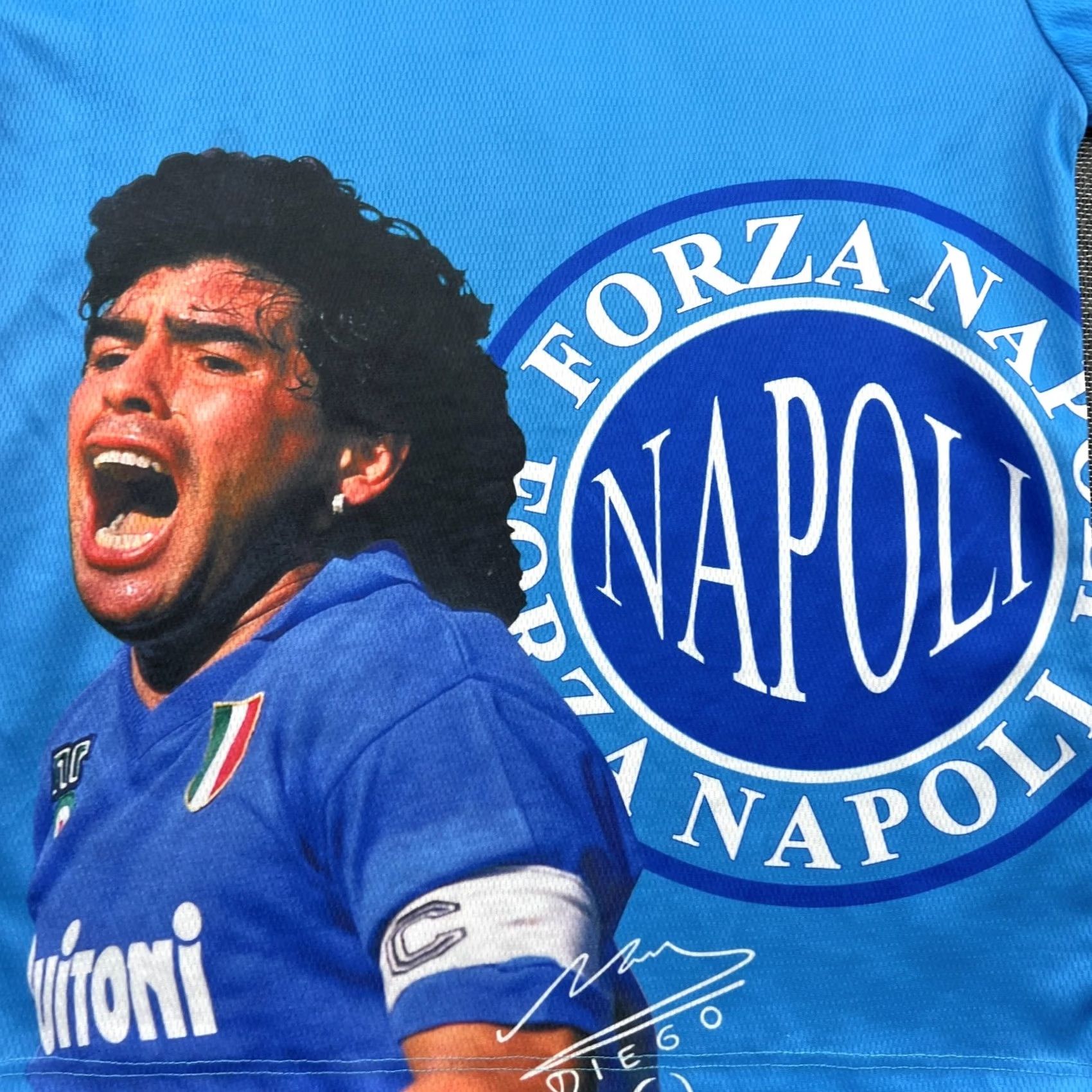 Gloverall VINTAGE Diego Maradona Napoli Football Shirt Jersey Men Small All Over Print Size US S / EU 44-46 / 1 - 4 Thumbnail