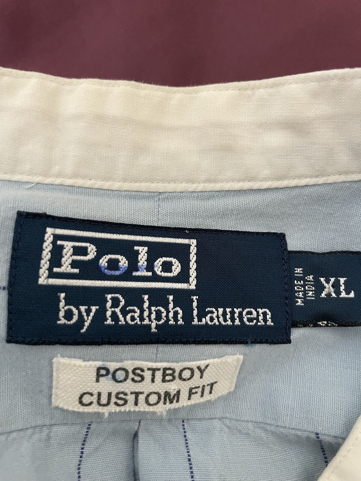 Polo Ralph Lauren PostBoy Banded collar Custom Fit shirt Size US XL / EU 56 / 4 - 7 Thumbnail