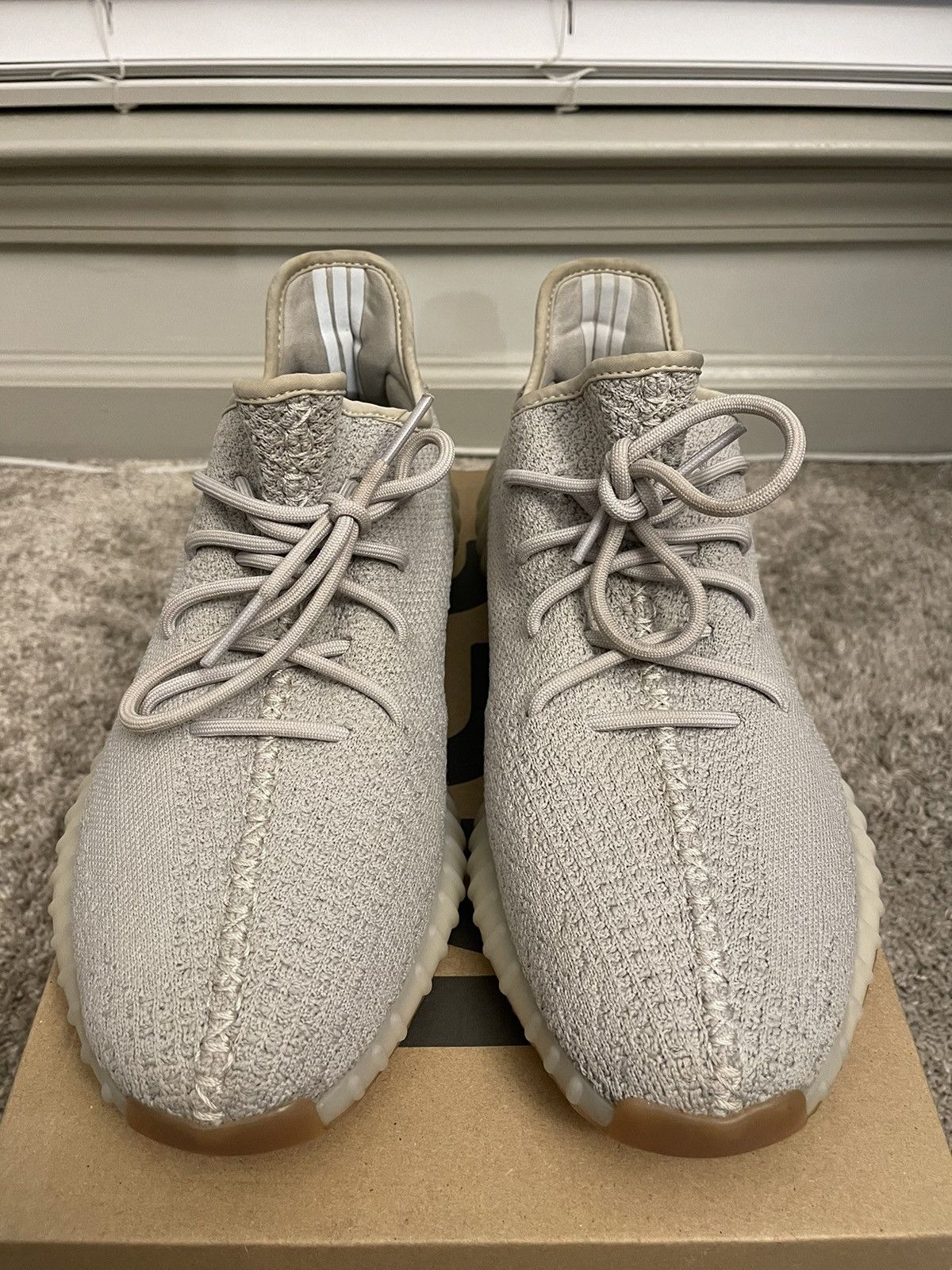Adidas × Yeezy Yeezy 350 Sesame Size US 12 / EU 45 - 2 Thumbnail