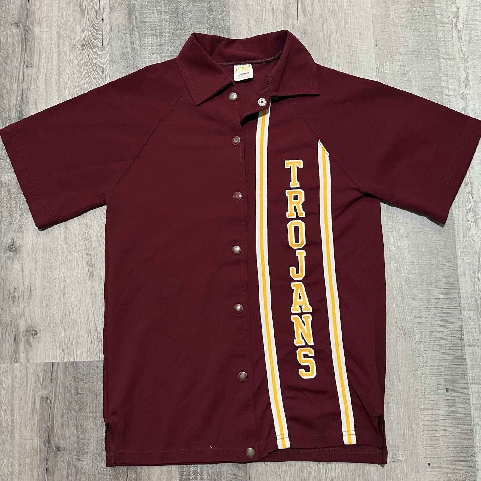 Russell Athletic VTG Stanton County Trojans 70s Russell Athletic Snap Button Size US M / EU 48-50 / 2 - 1 Thumbnail
