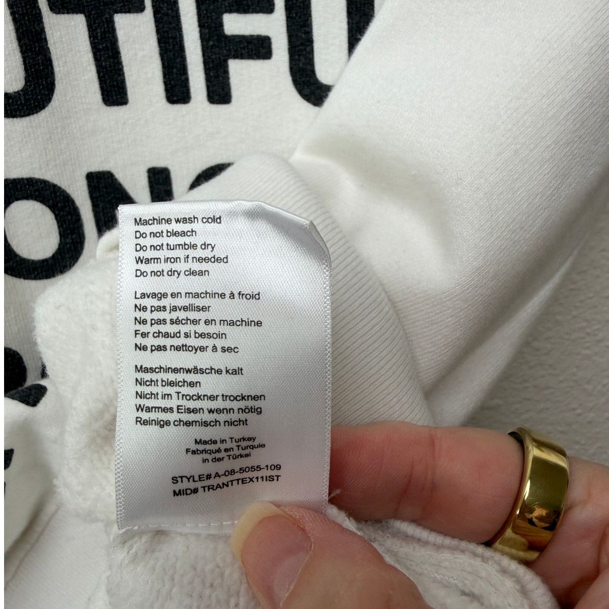 Anine Bing Anine Bing Graphic Sweatshirt I Am Powerful Crew Pullover XS Size XS / US 0-2 / IT 36-38 - 12 Thumbnail