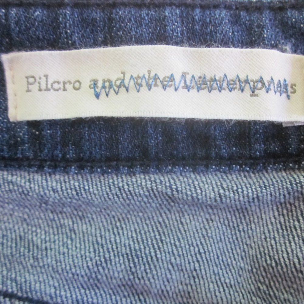Anthropologie Anthropologie Pilcro Size 28 Boyfriend Jeans with Sequin Design Size 28" / US 6 / IT 42 - 5 Thumbnail
