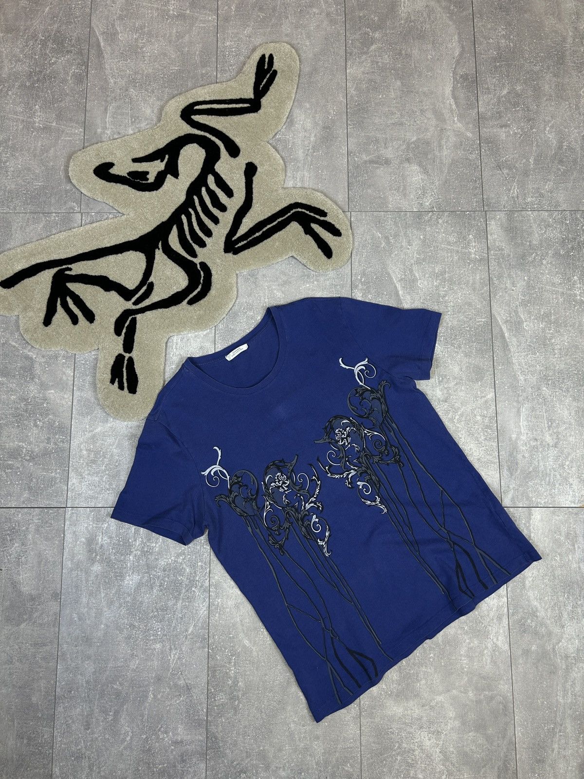 Versace Mens Vintage Versace Collection T Shirt big logo tee luxury Size US L / EU 52-54 / 3 - 2 Thumbnail
