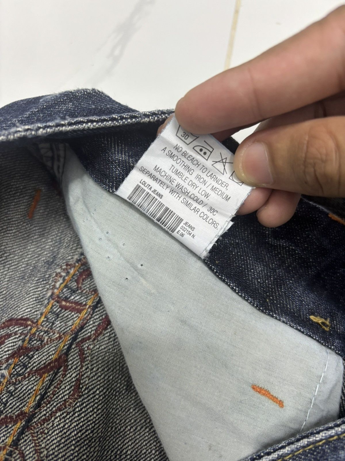 Beauty Beast × Japanese Brand Vintage Flare Jeans Lolita Brand Bootcut Distressed Denim Size 29" - 13 Thumbnail