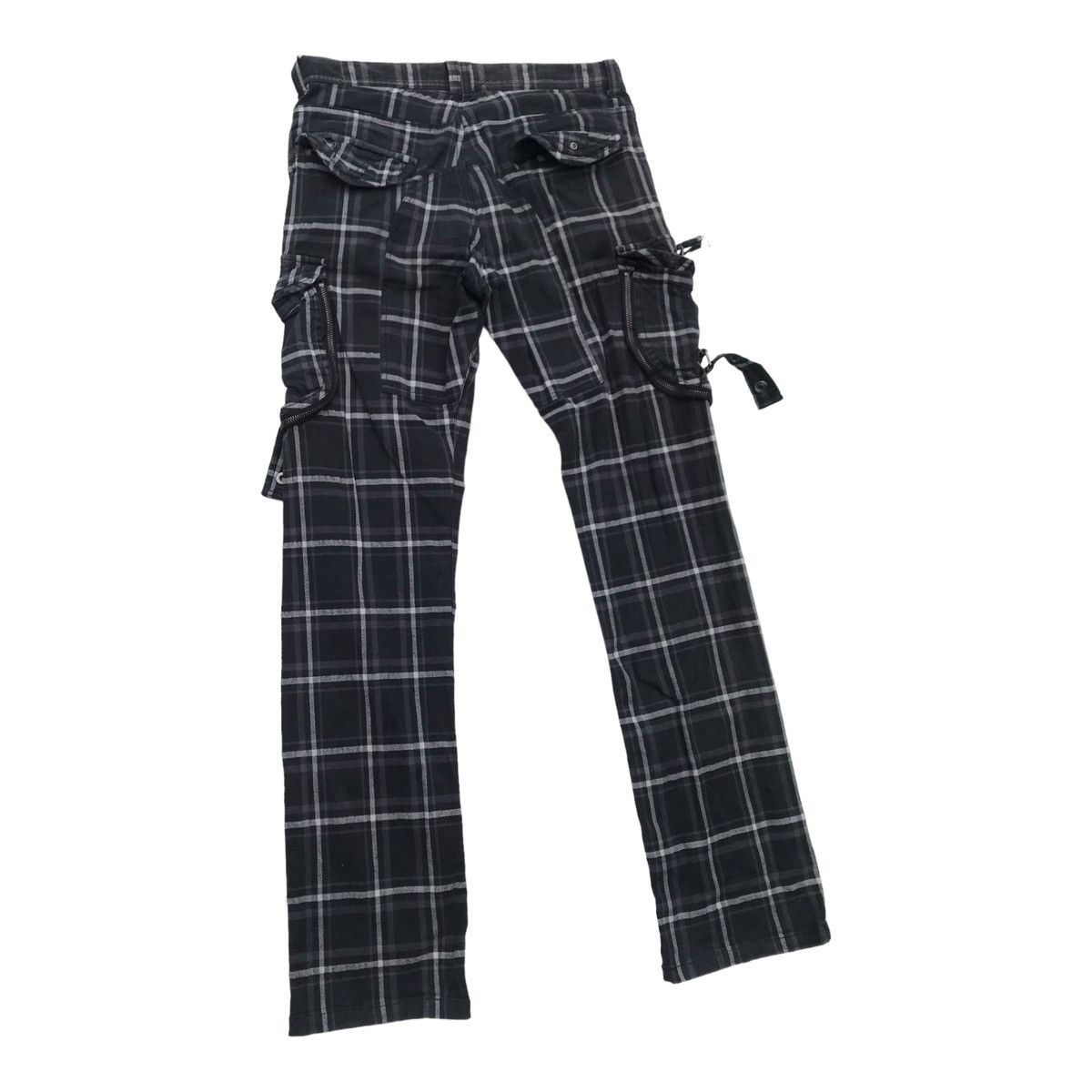 Other 31040=Skkone Checked Multipocket Utility Cargo Pants Size US 30 / EU 46 - 10 Thumbnail