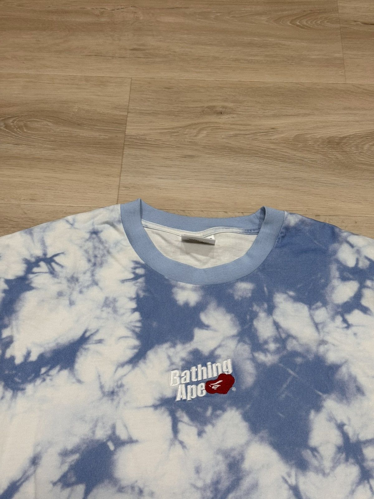 Bape Bape Cloud Head Bleach Dyed Tee Size US XXL / EU 58 / 5 - 2 Thumbnail