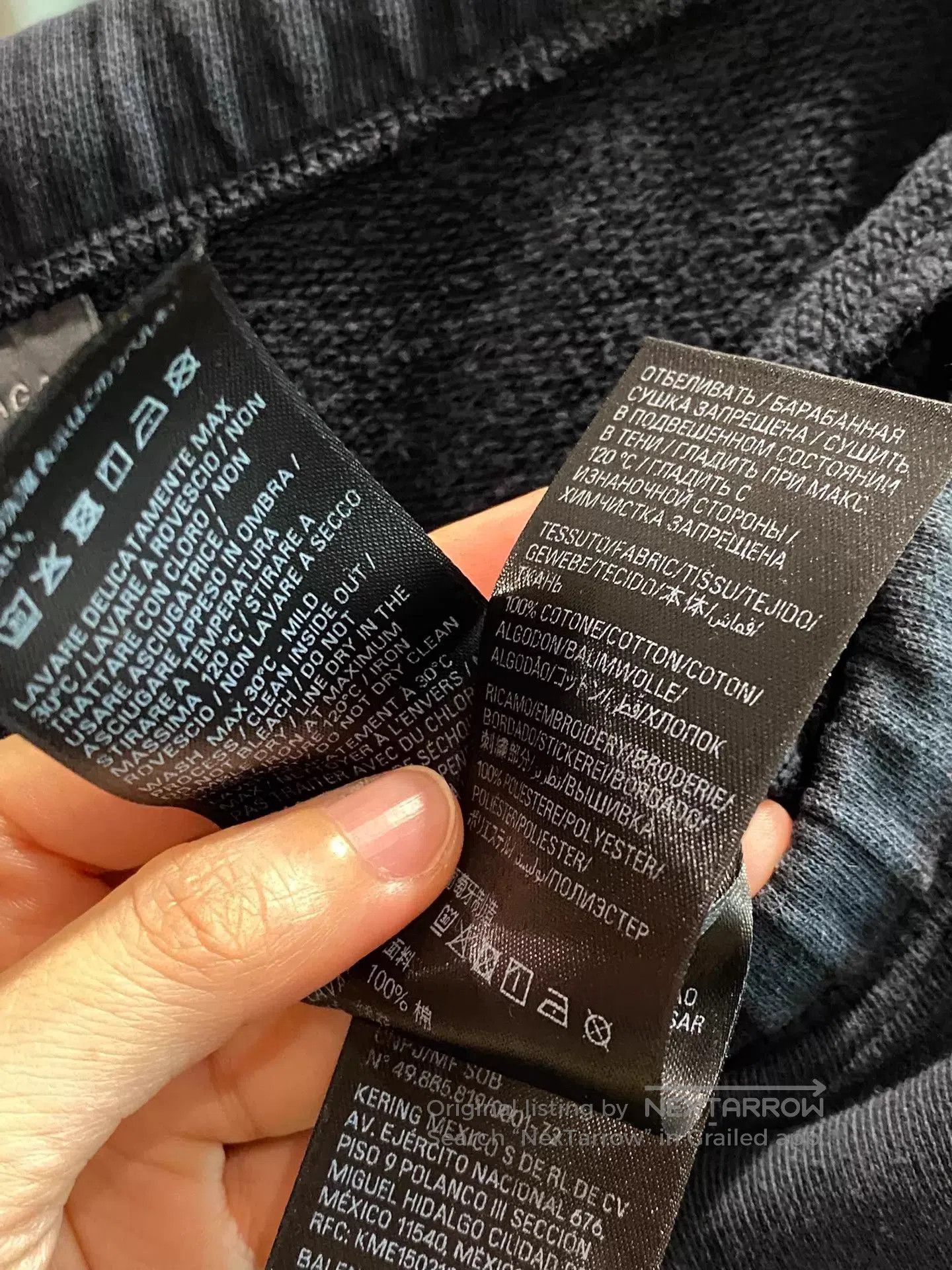 Balenciaga Blue Drawstring Sweatpants Size 32. Size US 32 / EU 48 - 5 Thumbnail