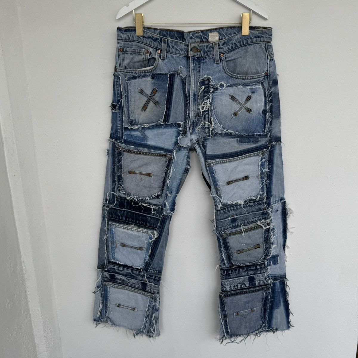 Handmade × Levi's Levi’s 508 1991 Multipocket Patchwork Distressed USA Size US 36 / EU 52 - 2 Thumbnail