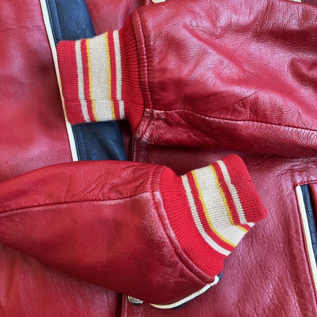 Avirex × Vintage Avirex Leather Varsity Jacket Size US S / EU 44-46 / 1 - 7 Thumbnail