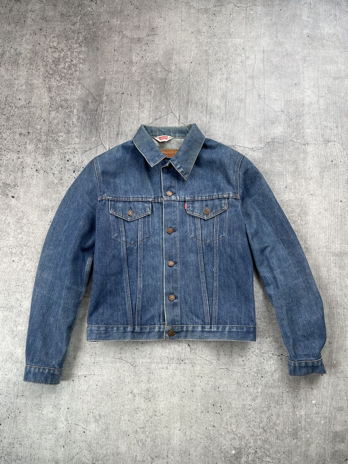 Levi's × Levi's Vintage Clothing × Vintage Vintage Levi’s Navy Denim Jacket Jeans Blazer Size S Size S / US 4 / IT 40 - 1 Thumbnail