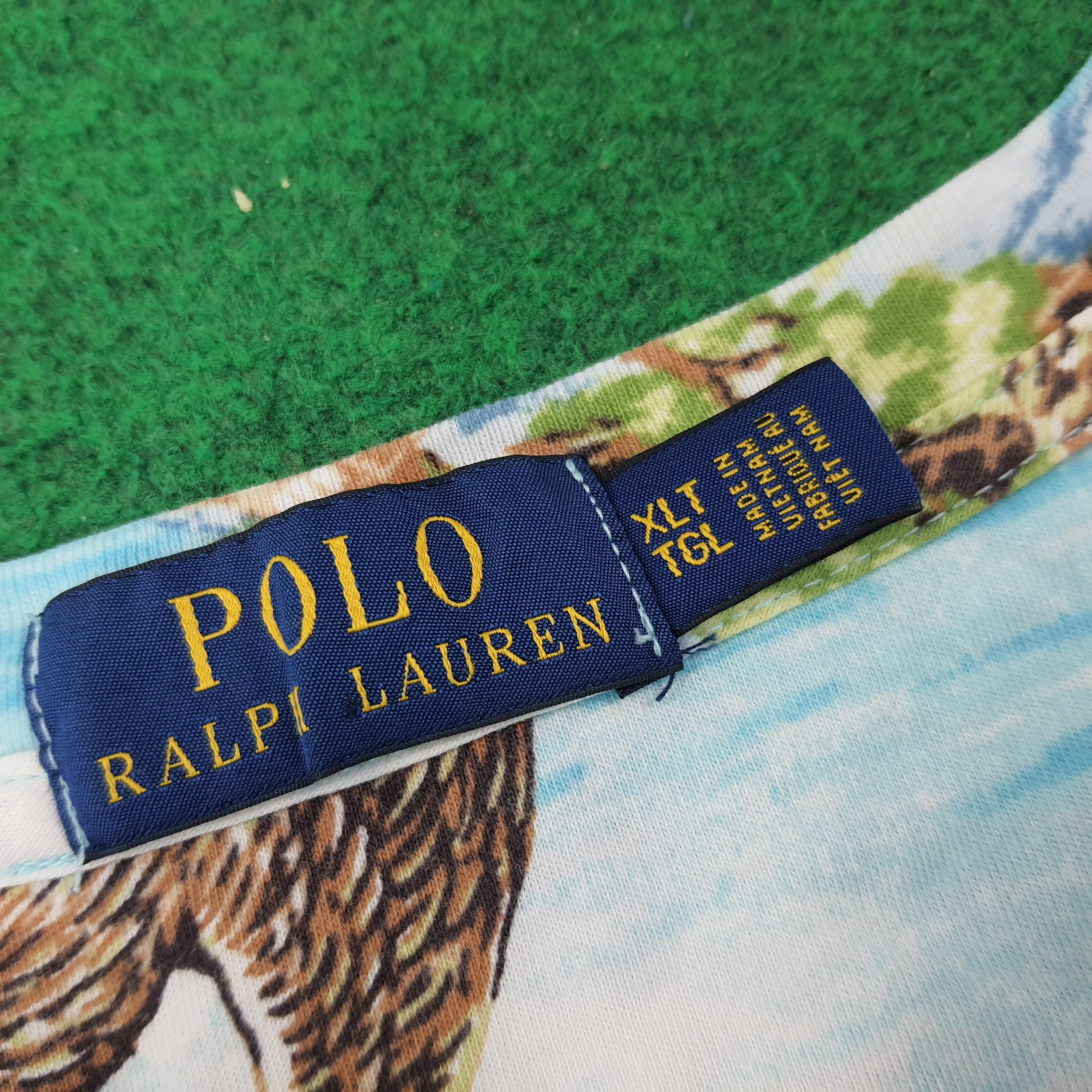 Polo Ralph Lauren Vintage POLO Ralph Lauren Overprint Pocket Tee C249N31 Size US XXL / EU 58 / 5 - 5 Thumbnail