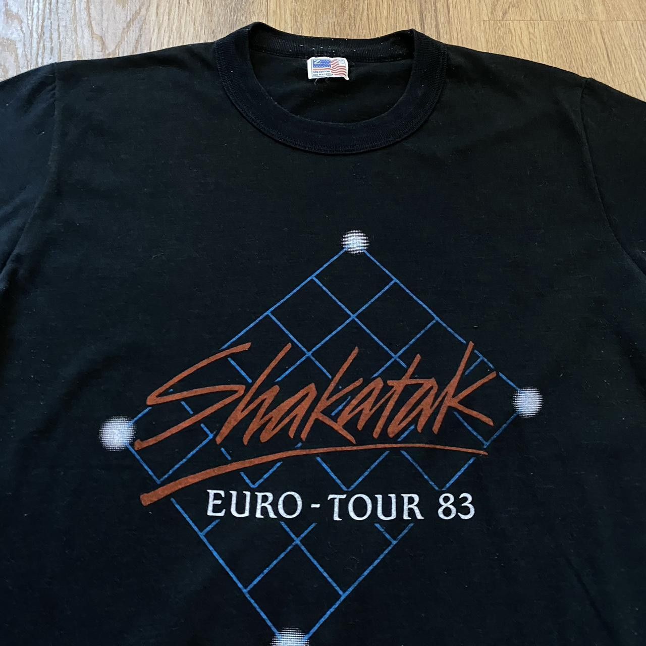 Affliction 1983 Shakatak Europe Tour Pop Vintage 80s Single Size US M / EU 48-50 / 2 - 2 Thumbnail