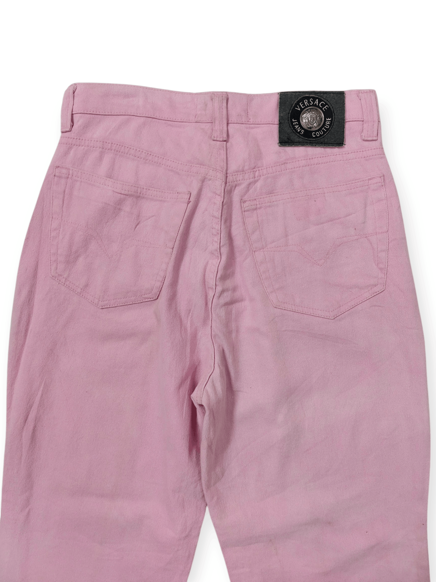 Versace 🔥 VTG 🔥 Versace Jeans Couture Pinky Denim Pants Size 29" - 11 Thumbnail