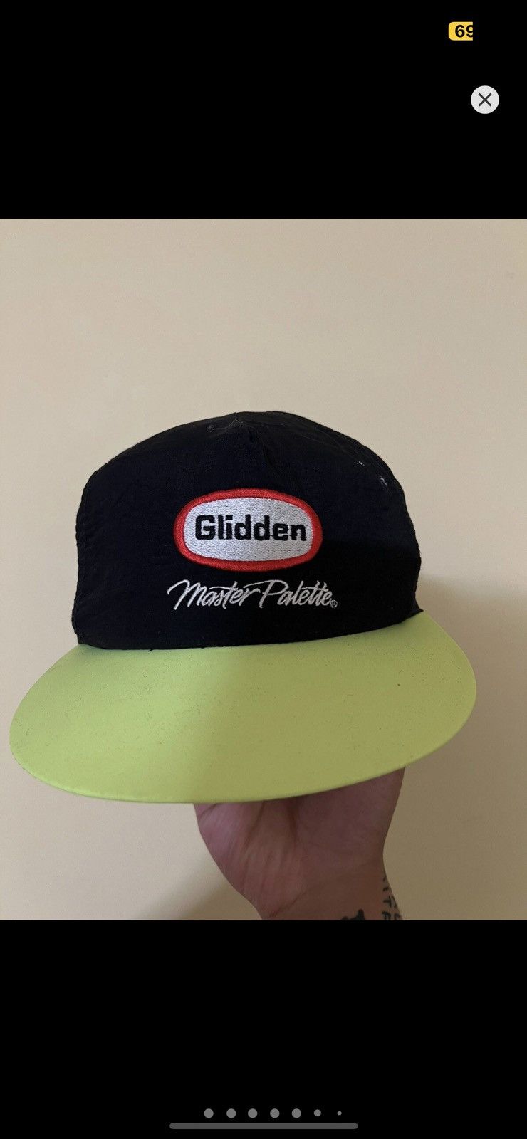 Vintage ***FINAL DROP***RARE 90s GLIDDEN MASTER PALETTE NYLON HAT Size ONE SIZE - 1 Thumbnail