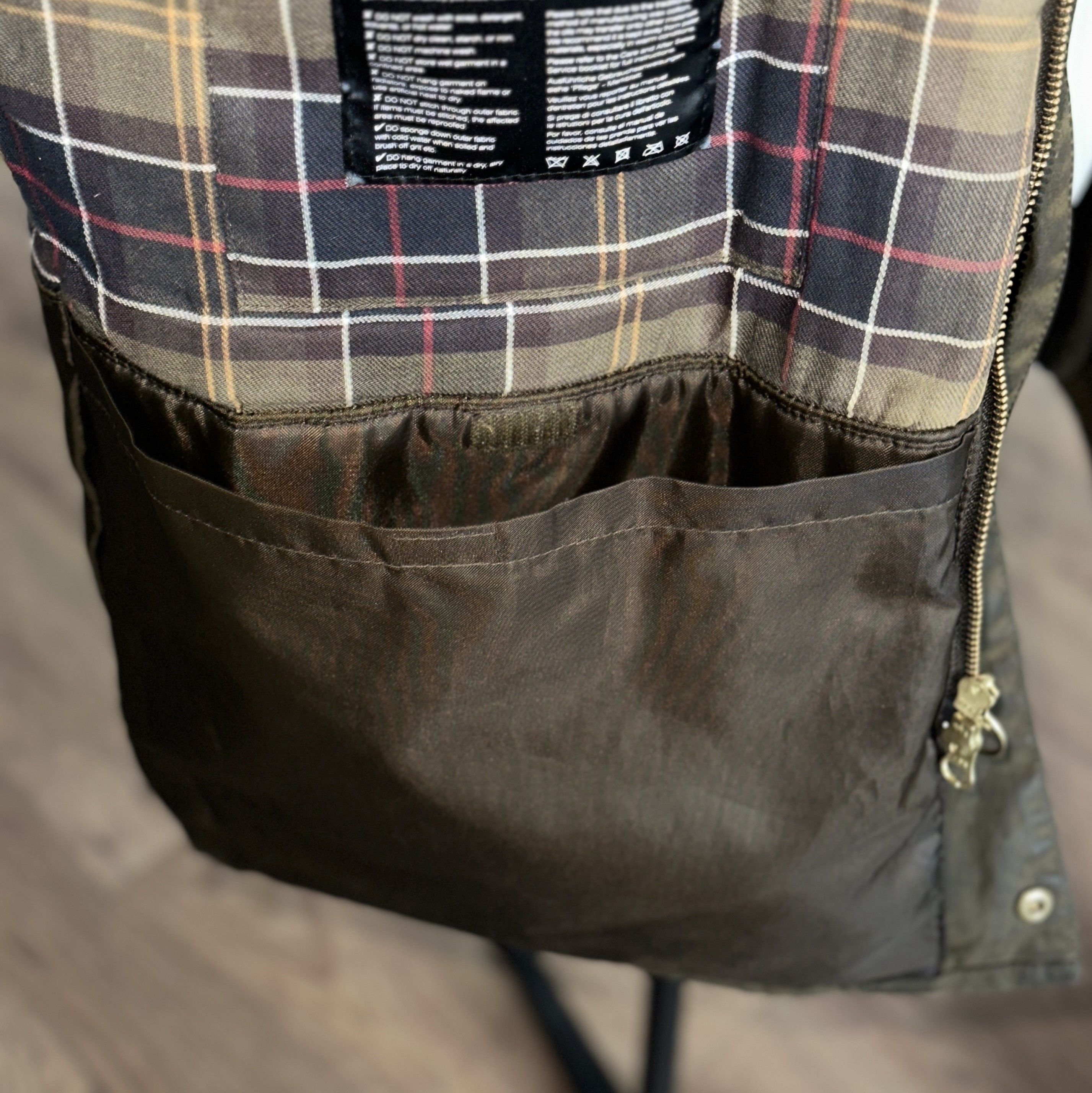 Barbour Barbour Westmorland Jacket Vest British Style Waxed Cotton Size US XL / EU 56 / 4 - 15 Thumbnail