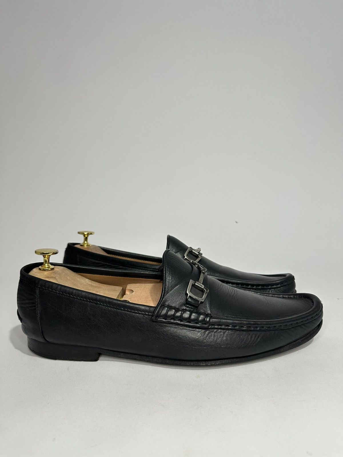 Gucci Vintage Gucci Tom Ford Era Horsebit Leather Loafers. Size US 10.5 / EU 43-44 - 2 Thumbnail