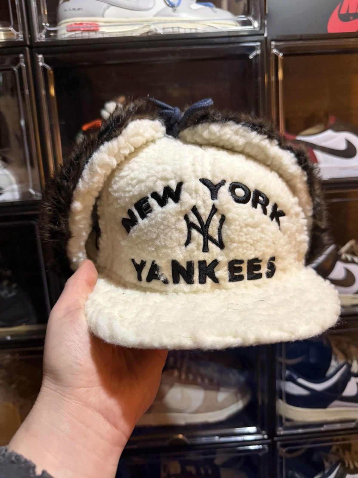 7 3/8 MyFitteds Sherpa Dog Ears NY Yankees Dave East White