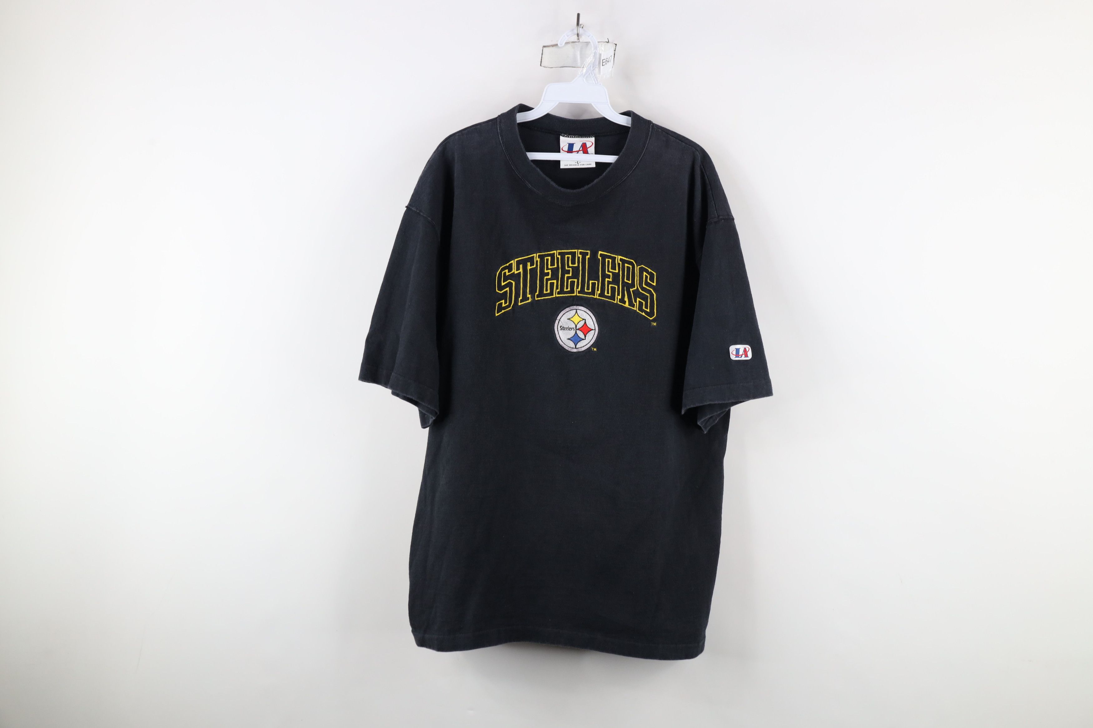Vintage Vintage 90s Pittsburgh Steelers Football T-Shirt Cotton USA Size US L / EU 52-54 / 3 - 1 Thumbnail