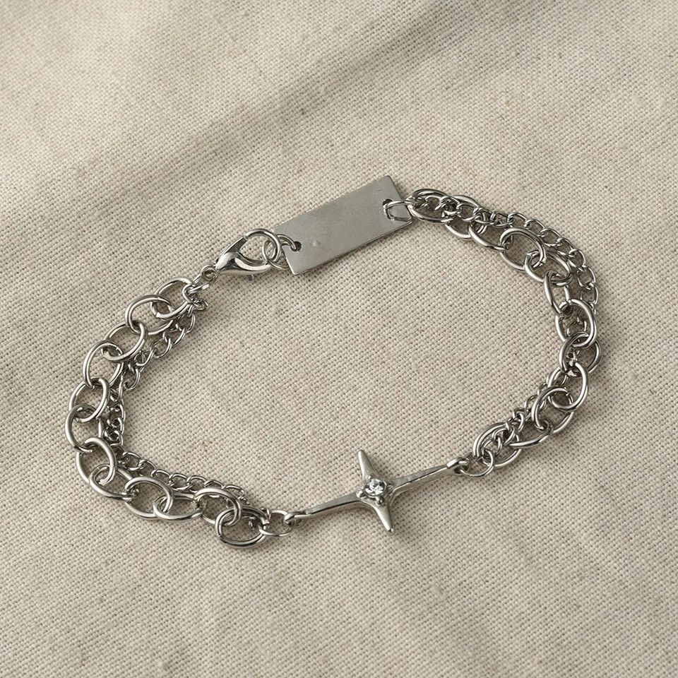 Jewelry Vintage Star Bracelet Punk Multilayer Size ONE SIZE - 5 Thumbnail