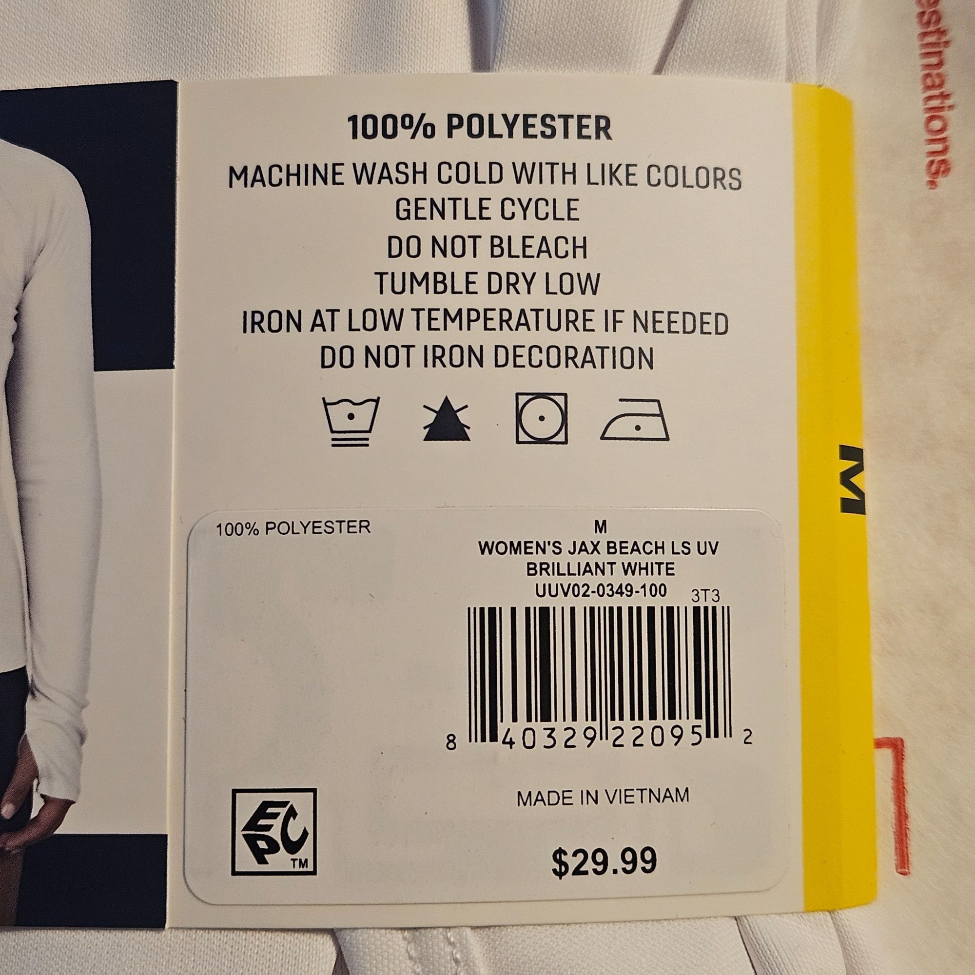 Other Reel Life Women’s Jax Beach UV Long Sleeve White Top Medium Size M / US 6-8 / IT 42-44 - 7 Thumbnail