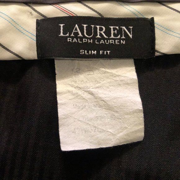 Ralph Lauren Ralph Lauren men's gray wool dress pants size: 42/30 Size 42R - 5 Thumbnail