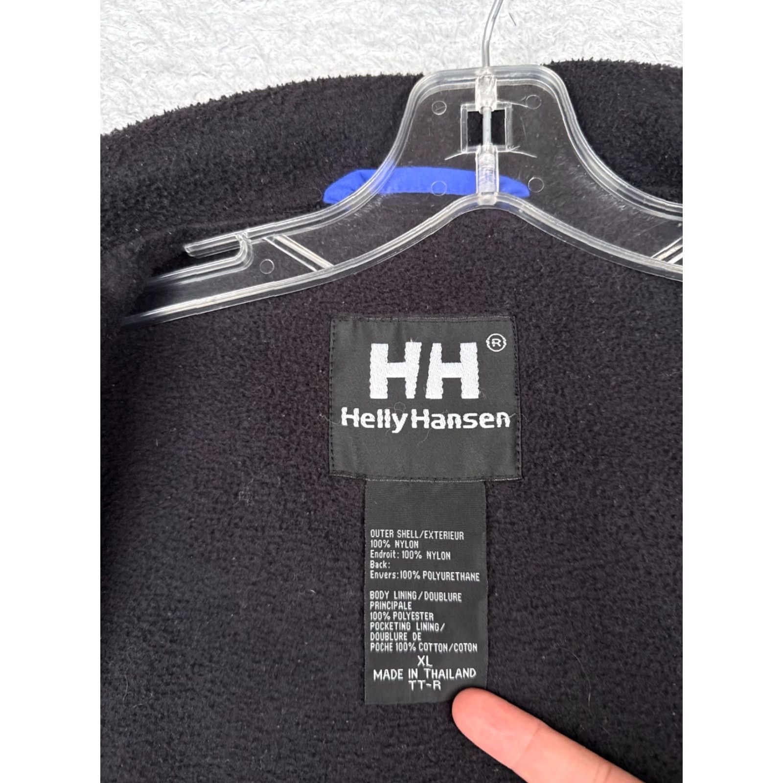 Helly Hansen Helly Hansen Vest Mens XL Black Madrid Softshell Fleece Lined Full Zip Size US XL / EU 56 / 4 - 3 Thumbnail