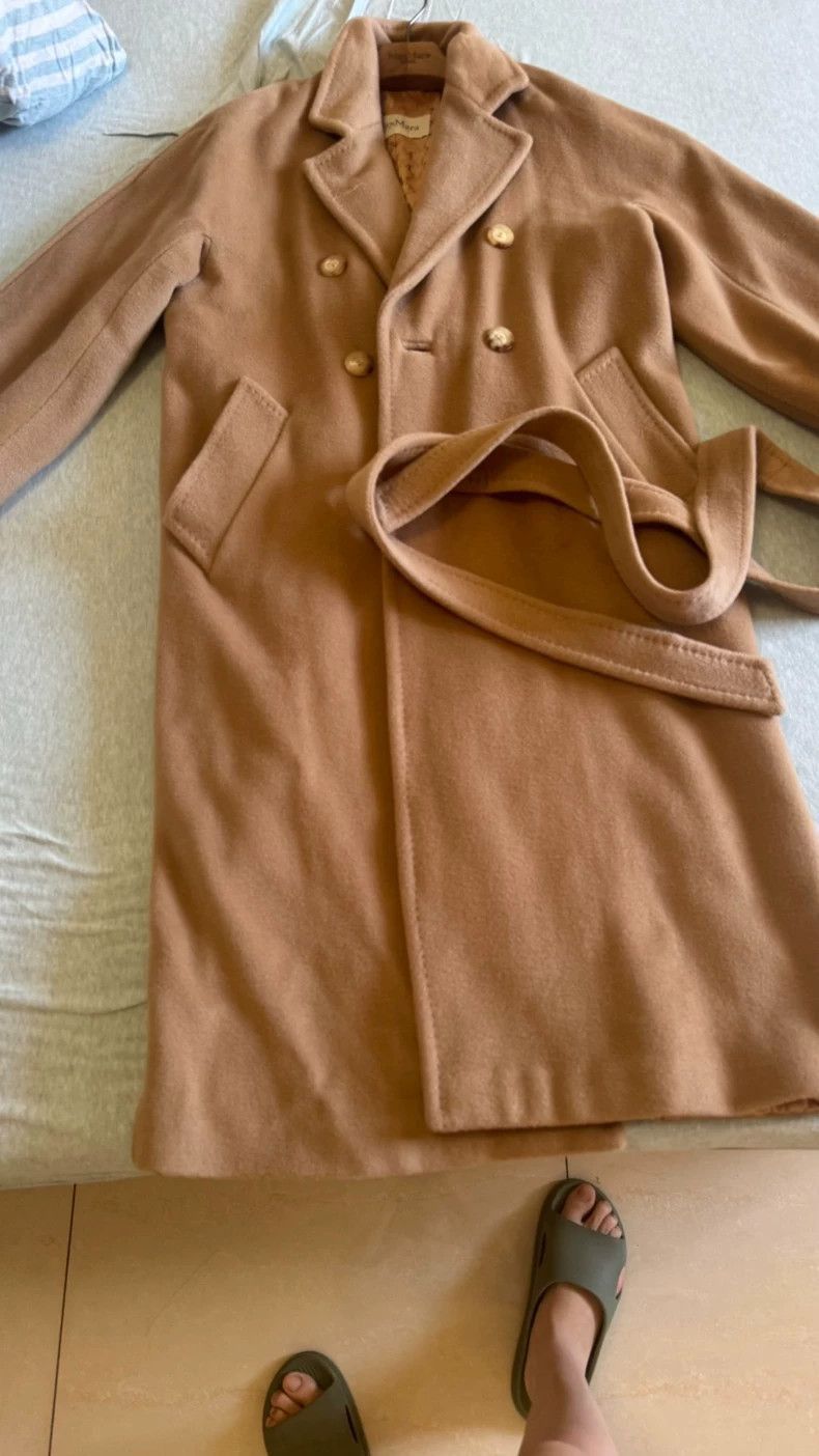 Max Mara MaxMara 101801 Wool Cashmere Coat-2508 Size S / US 4 / IT 40 - 3 Thumbnail