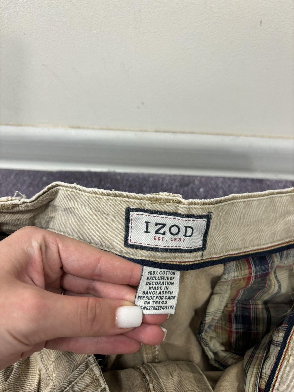 Izod Vintage IZOD Wide-Leg Men’s Utility Hype Baggy Cargo Shorts Size US 34 / EU 50 - 8 Thumbnail