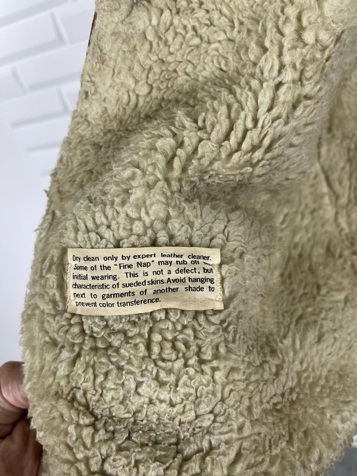 JCPenney TRUE VINTAGE 80’s SUEDE COWHIDE JC Penney SHEARLING JACKET Size US M / EU 48-50 / 2 - 8 Thumbnail