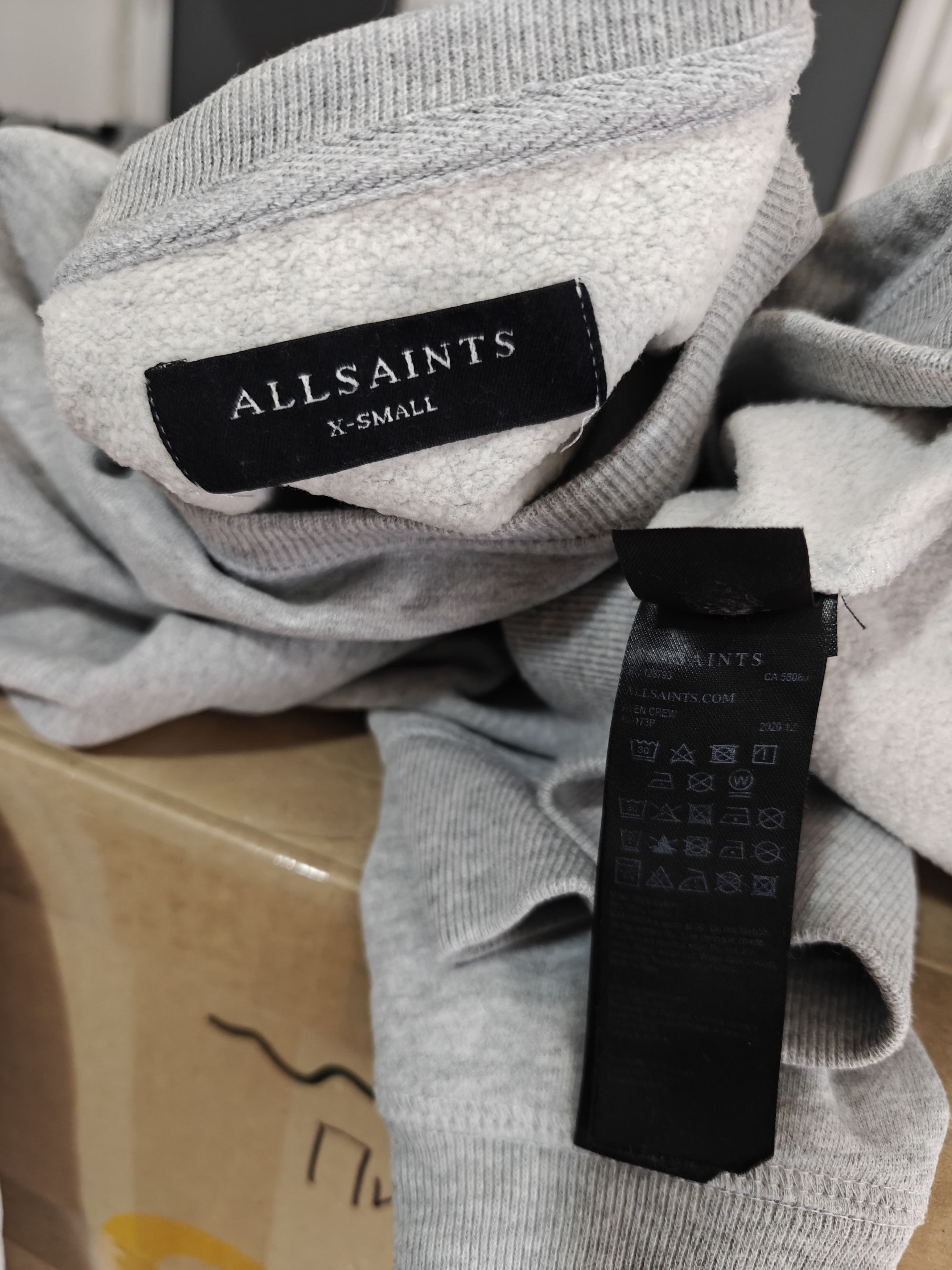 Allsaints Allsaints Sweatshirt Crewnceck Logo Gray size XS Fits M Size US M / EU 48-50 / 2 - 8 Thumbnail