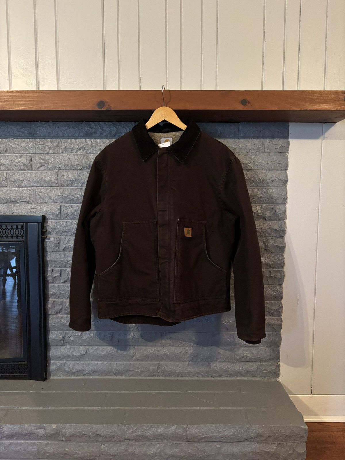 Carhartt Dark Brown Sherpa-Lined Carhartt Artic Jacket Brown Carhartt Size US L / EU 52-54 / 3 - 4 Thumbnail