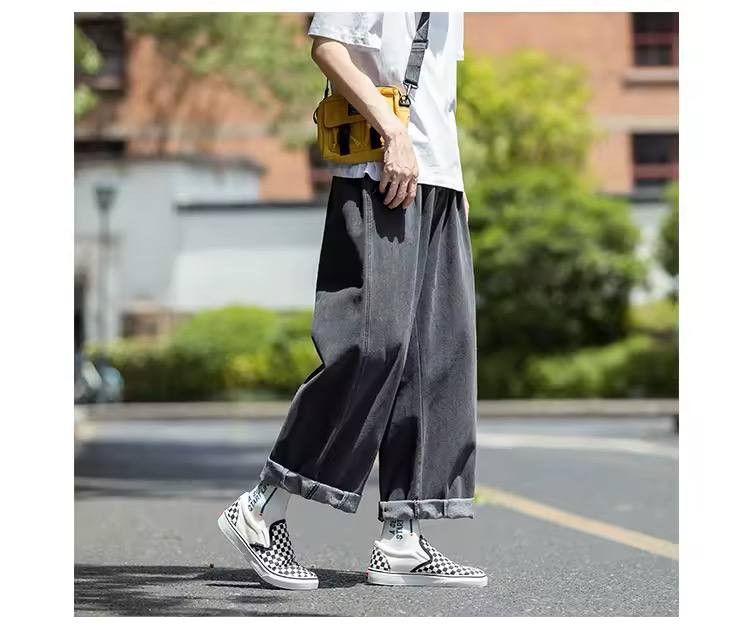 Japanese Brand × Vintage straight baggy jeans Size US 36 / EU 52 - 4 Thumbnail