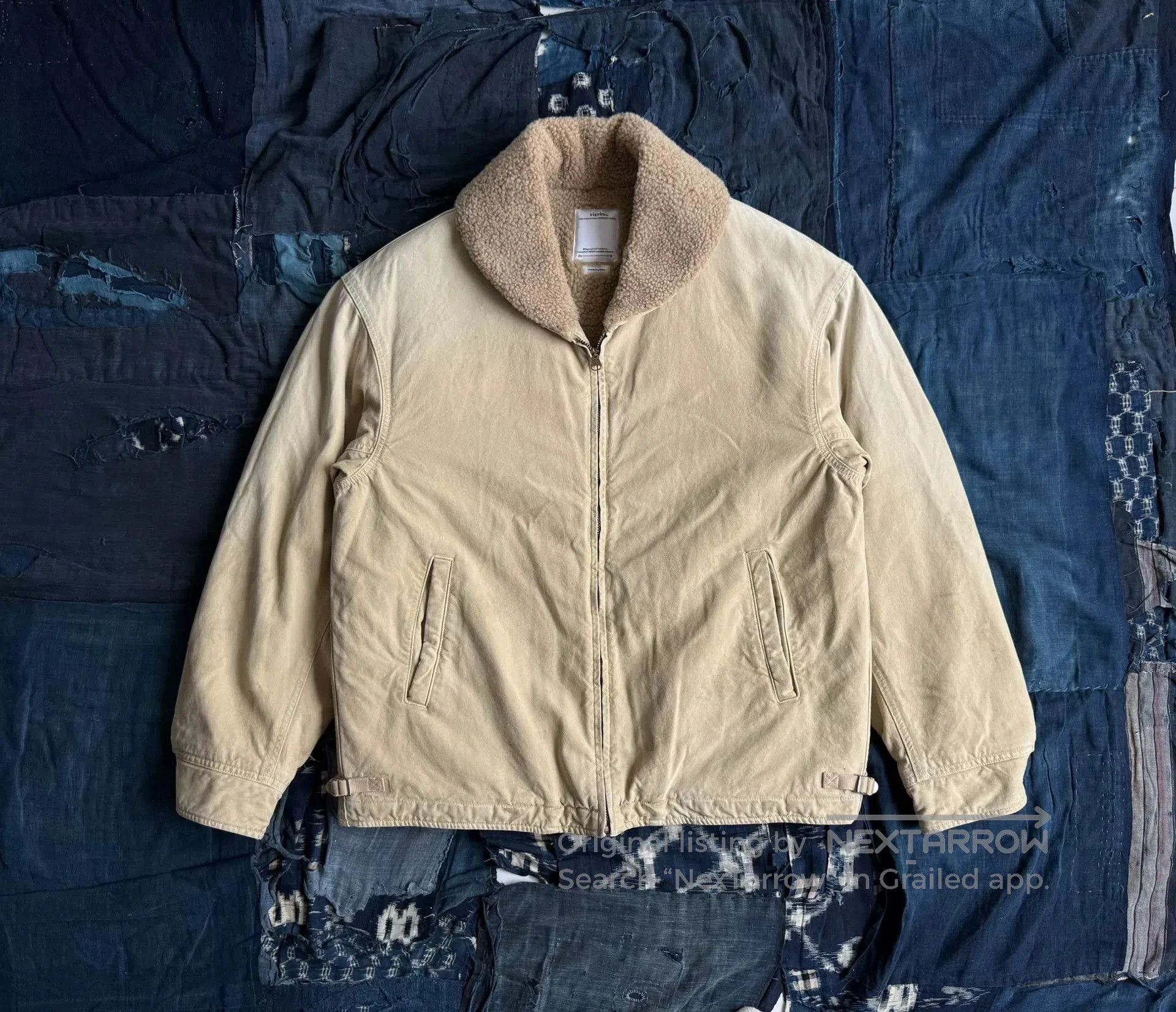 Visvim Kobuk Jacket with Sheep Wool Collar.