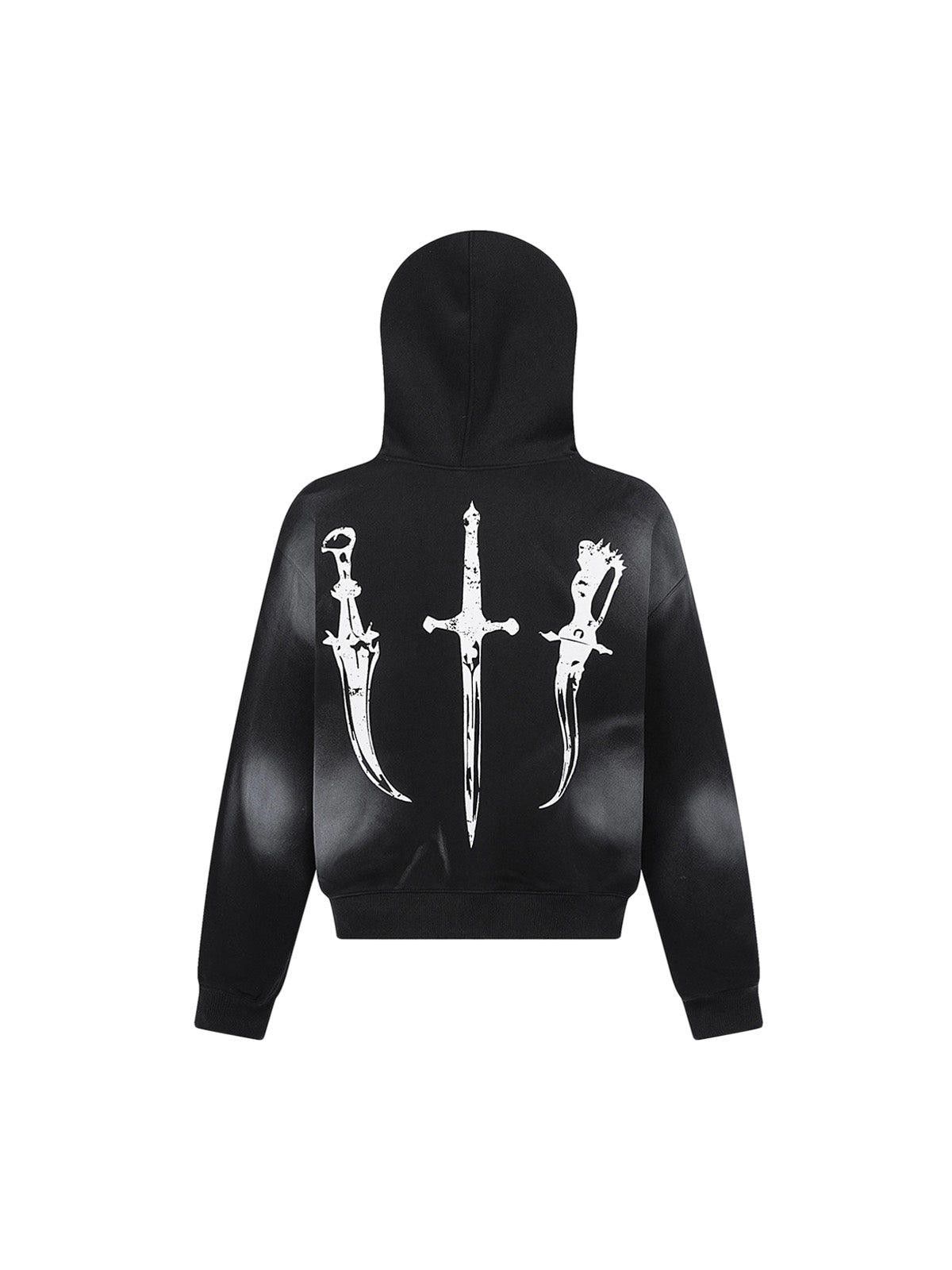 Japanese Brand Wasteland Style Cardigan Zip UP Fur Hooded Jacket Size M / US 6-8 / IT 42-44 - 2 Thumbnail