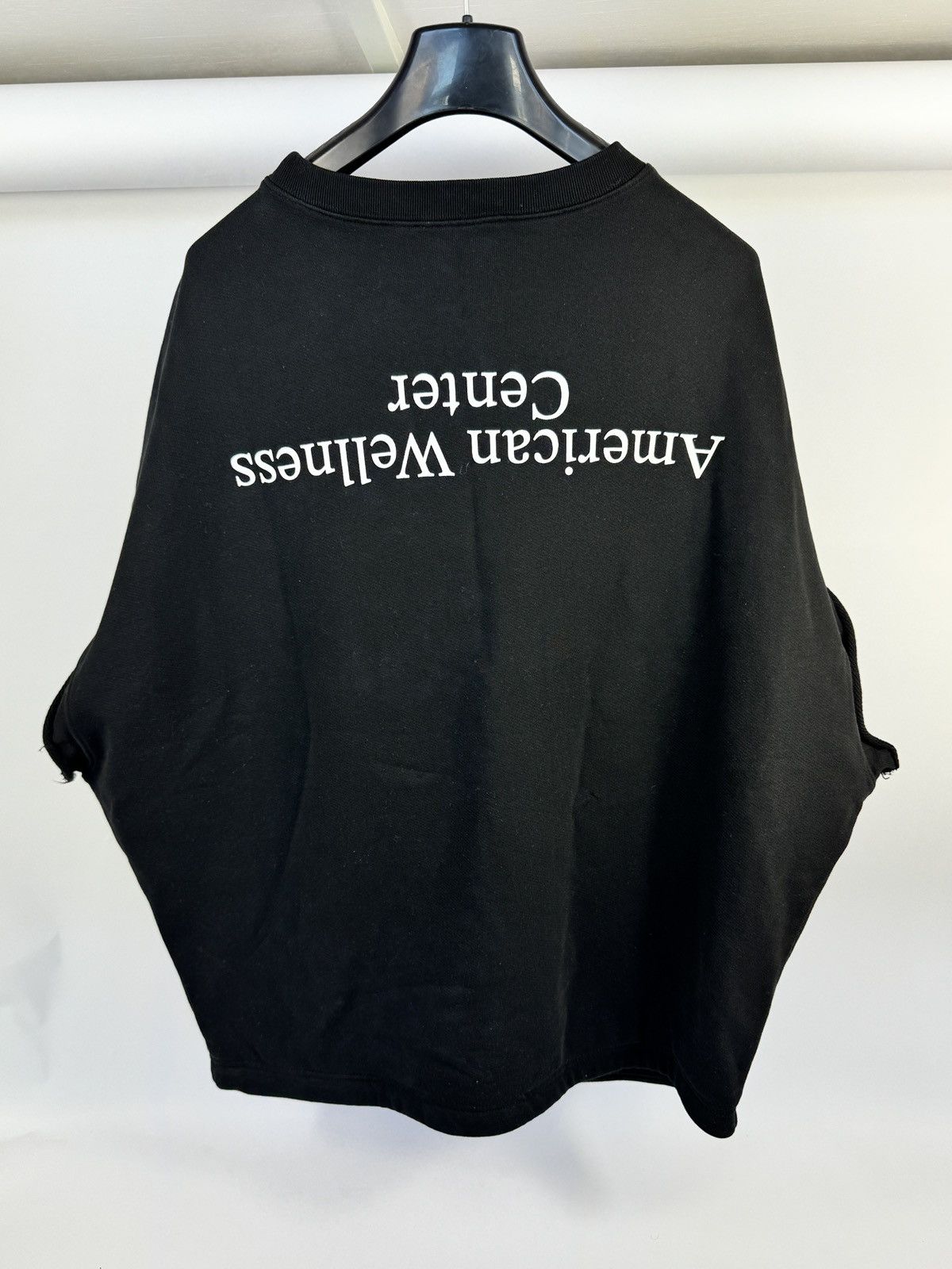 Willy Chavarria AMERICAN WELLNESS CENTRE PRINT OVERSIZED SWEATER Size US L / EU 52-54 / 3 - 2 Thumbnail