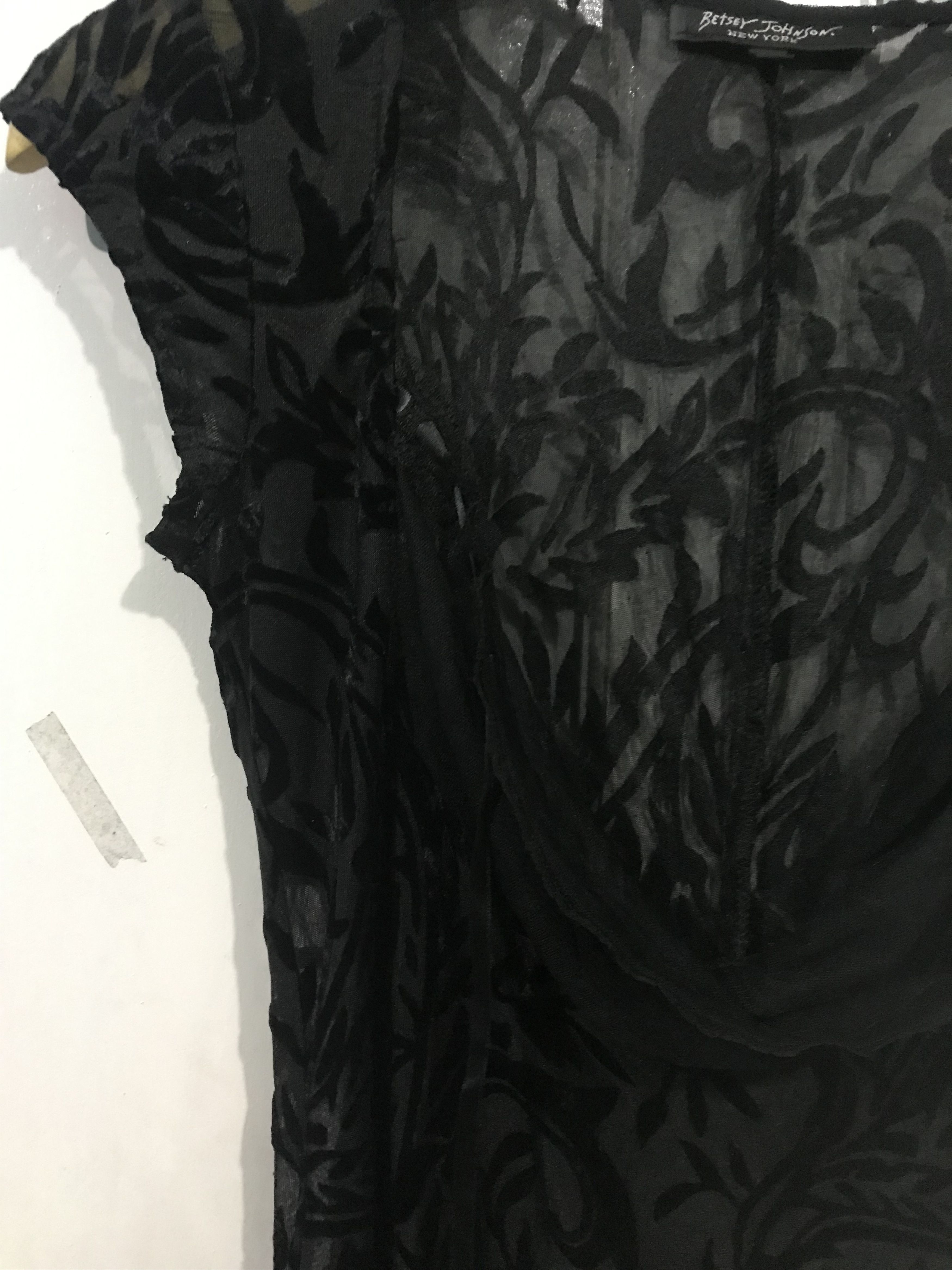 Betsey Johnson Betsey johnson black velvet patterned Size S / US 4 / IT 40 - 4 Thumbnail