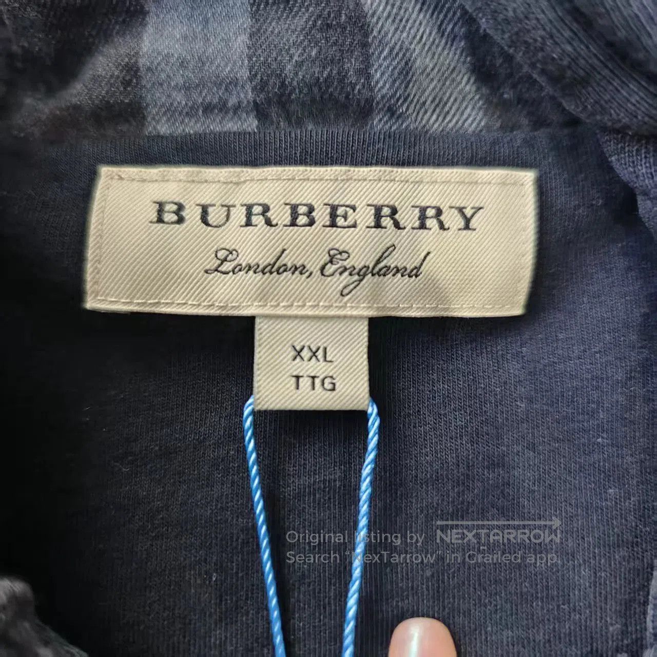 Burberry burberry black hooded zip jacket 2XL. Size US XXL / EU 58 / 5 - 3 Thumbnail